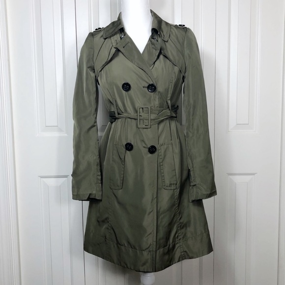 OBR Olive Green Trench Coat - Picture 2 of 8